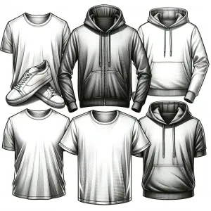 t-shirts and hoodies