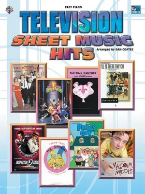 Television Sheet Music Hits Easy Piano