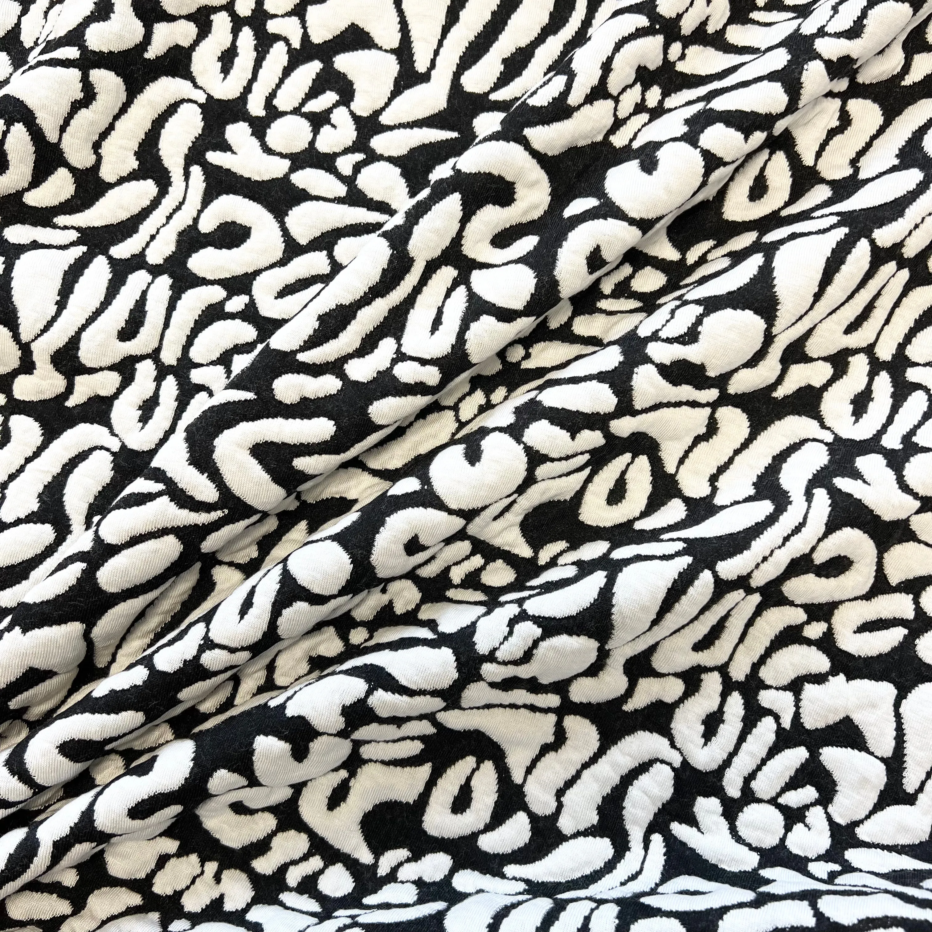 Textured Animal Magic Jersey Sweatshirting