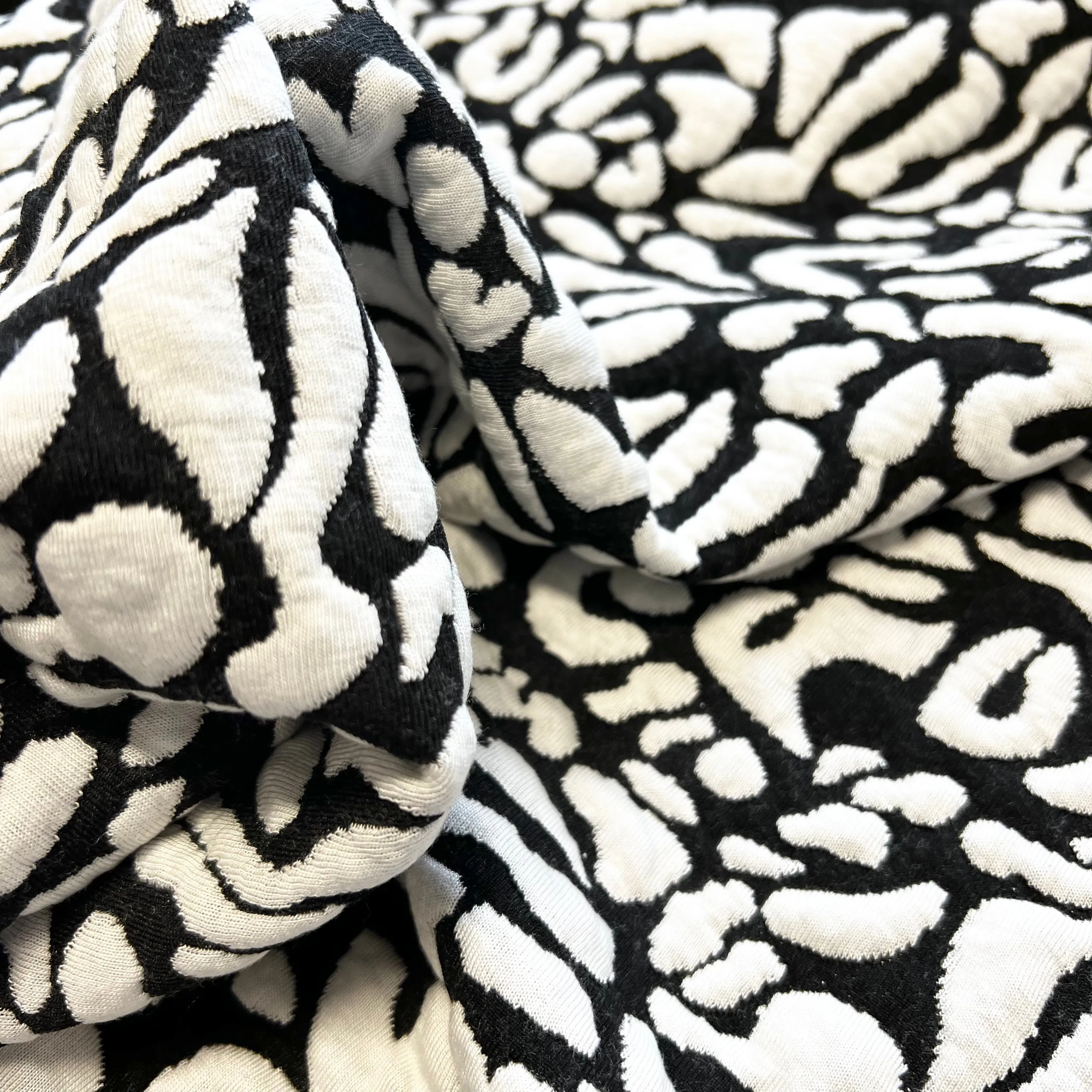 Textured Animal Magic Jersey Sweatshirting