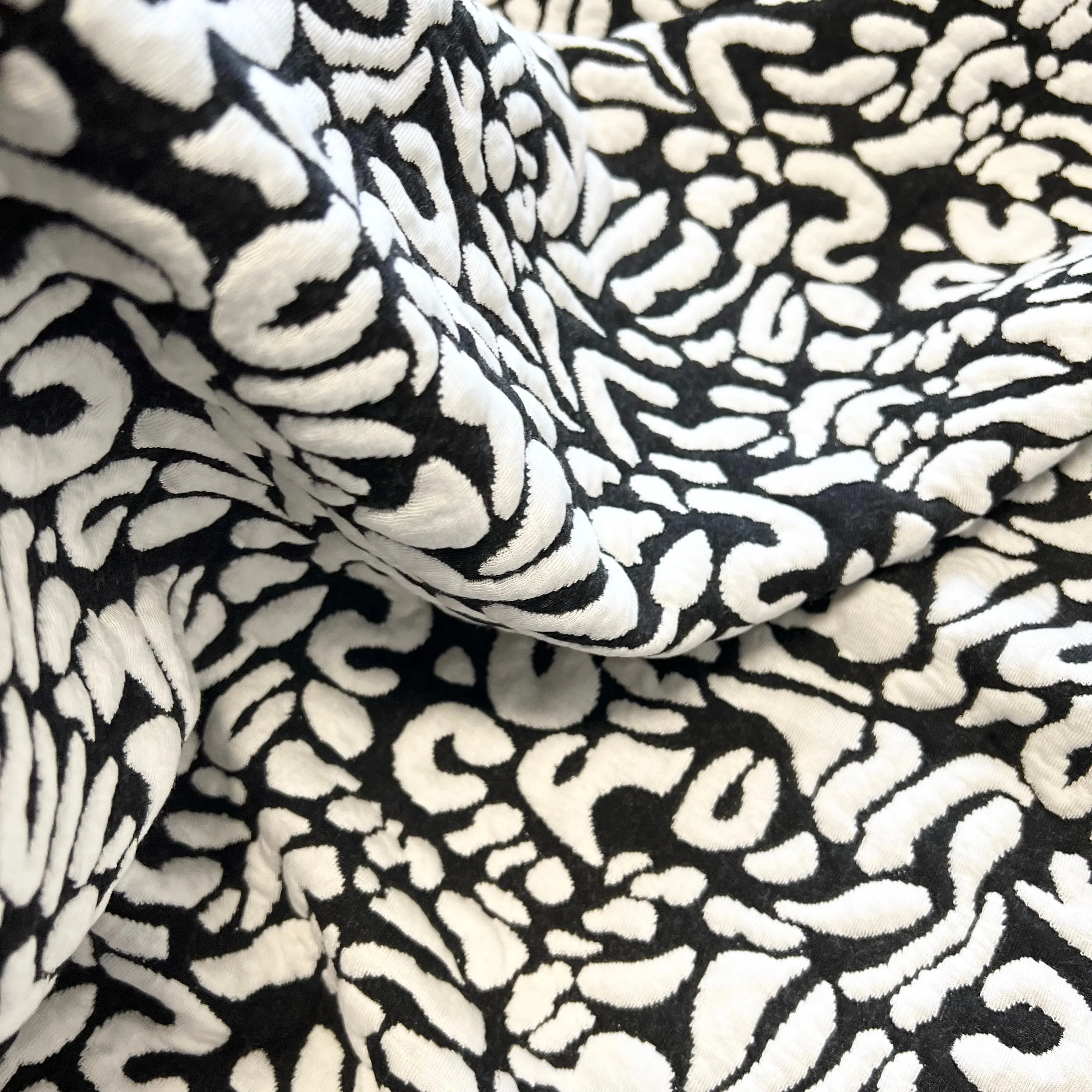 Textured Animal Magic Jersey Sweatshirting