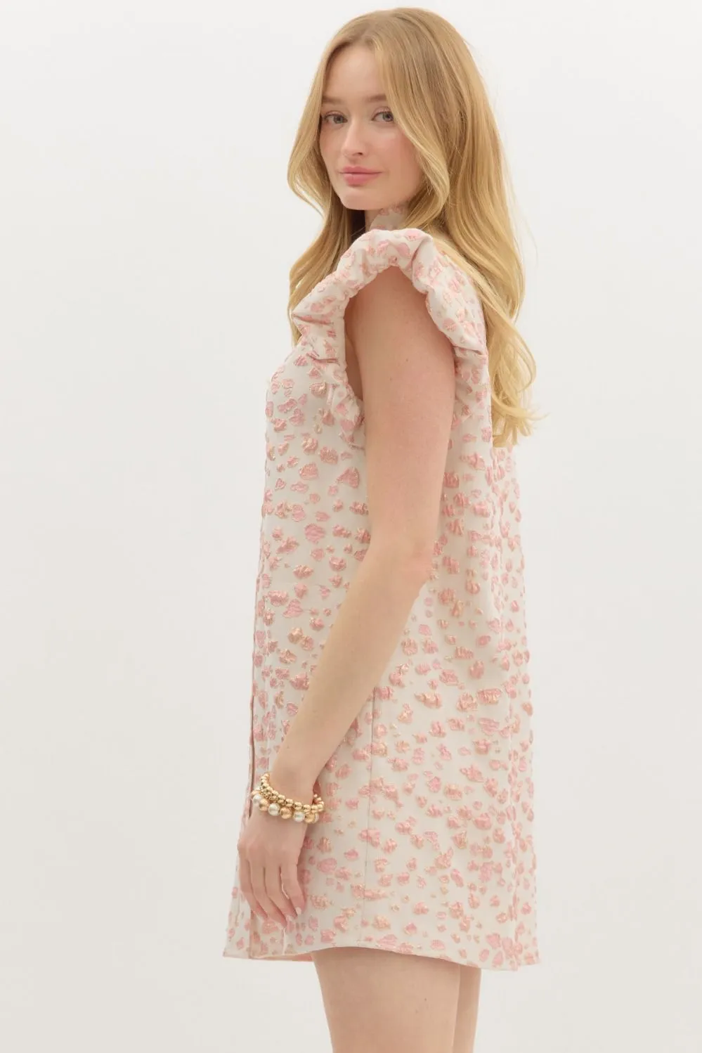 Textured Mini Dress