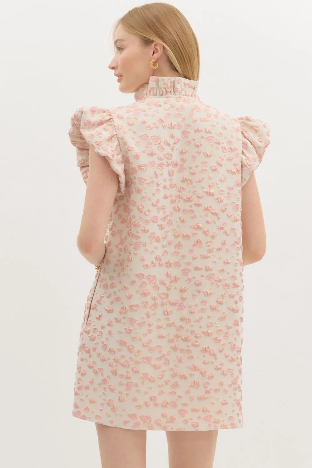 Textured Mini Dress
