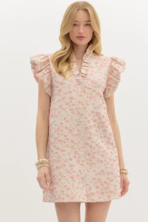 Textured Mini Dress