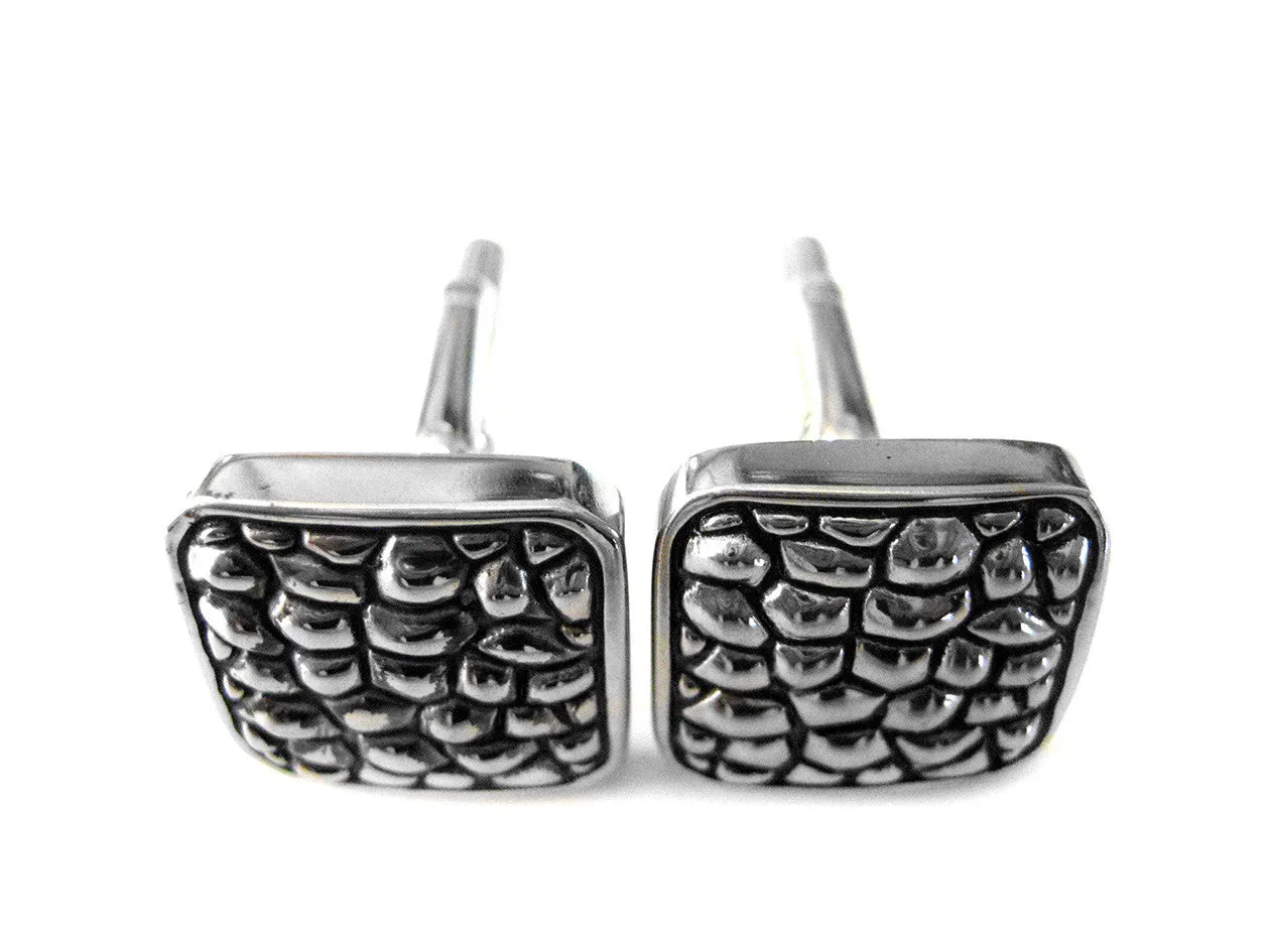 Textured Square Cufflinks