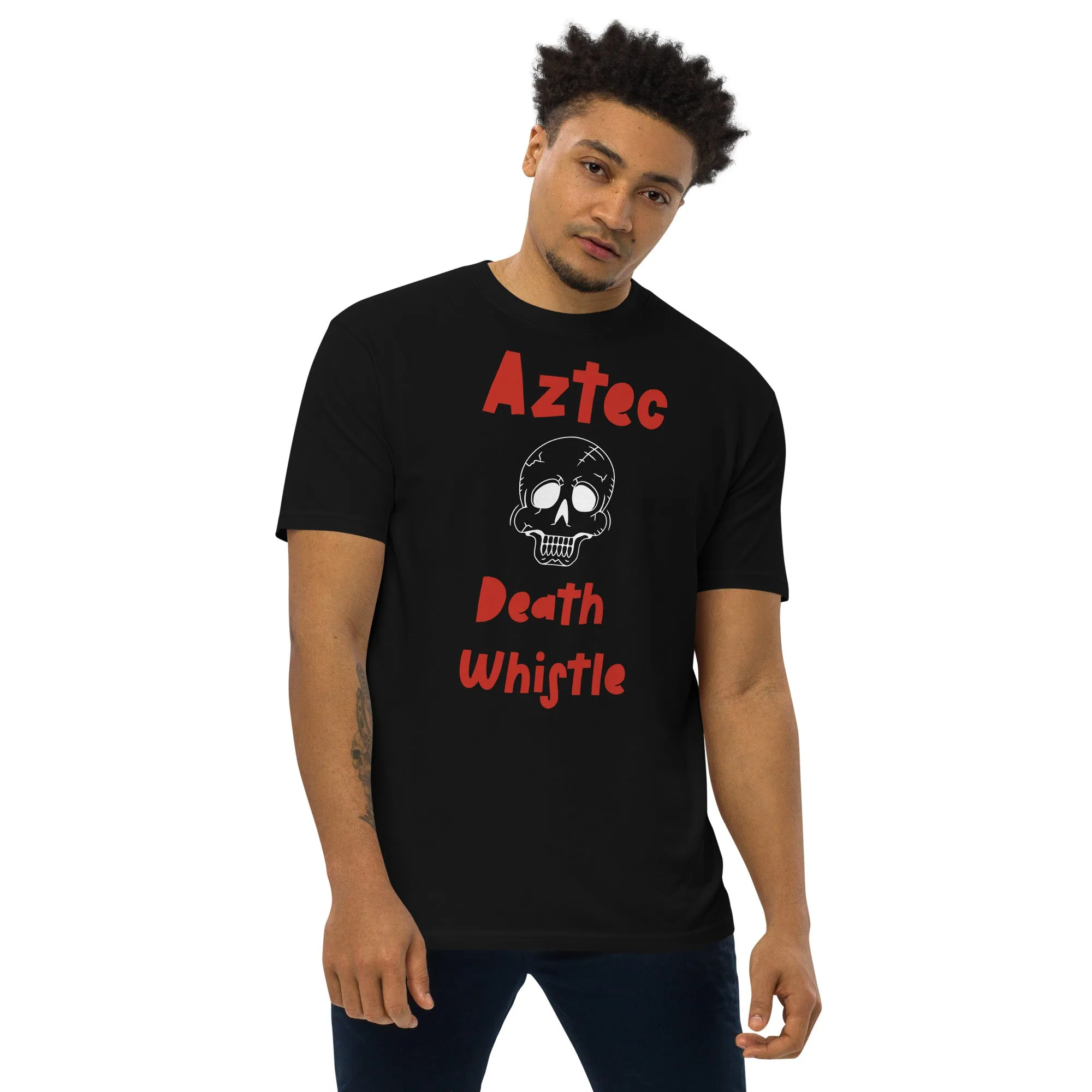 The A&G Aztec Death Whistle Men’s Premium Heavyweight Tee