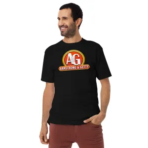 The A&G Ketchup & Mustard Logo Men’s Premium HW Tee
