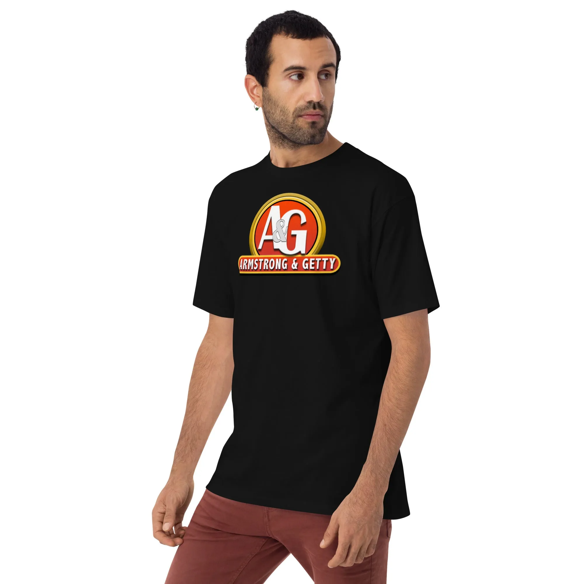 The A&G Ketchup & Mustard Logo Men’s Premium HW Tee