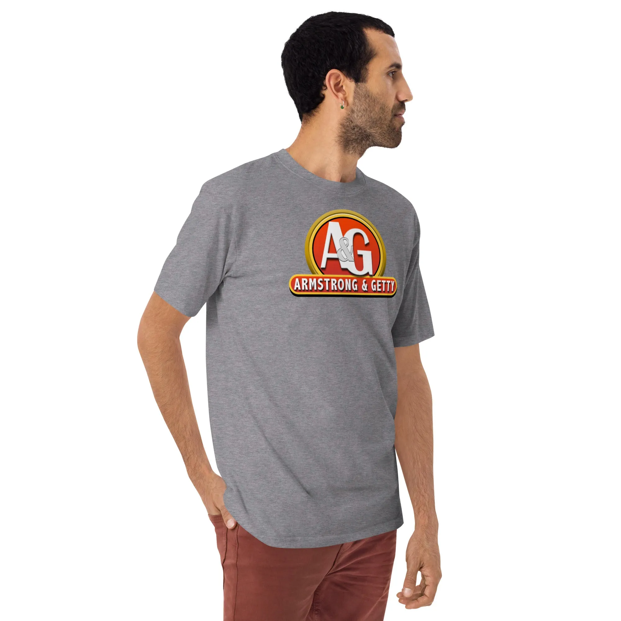 The A&G Ketchup & Mustard Logo Men’s Premium HW Tee
