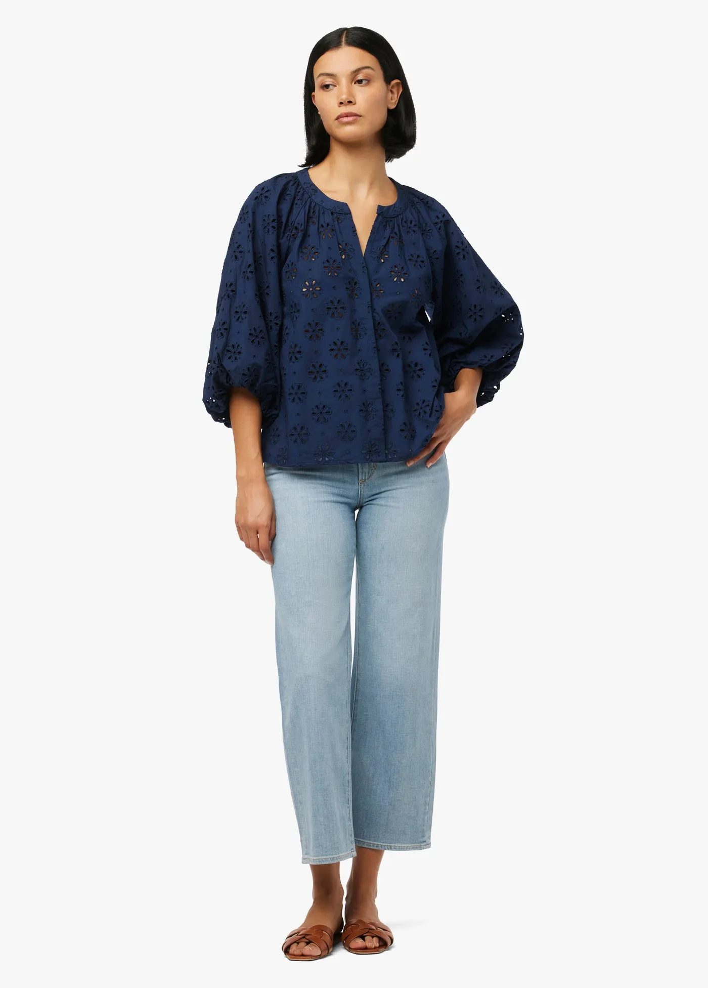 THE ANDIE BRODERIE BLOUSE
