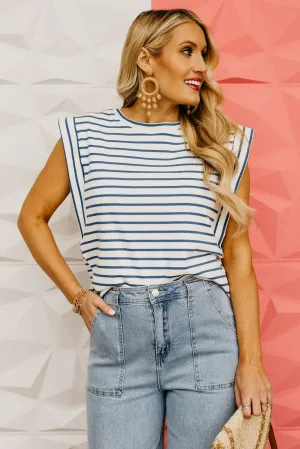 The Jessey Striped Boxy Top