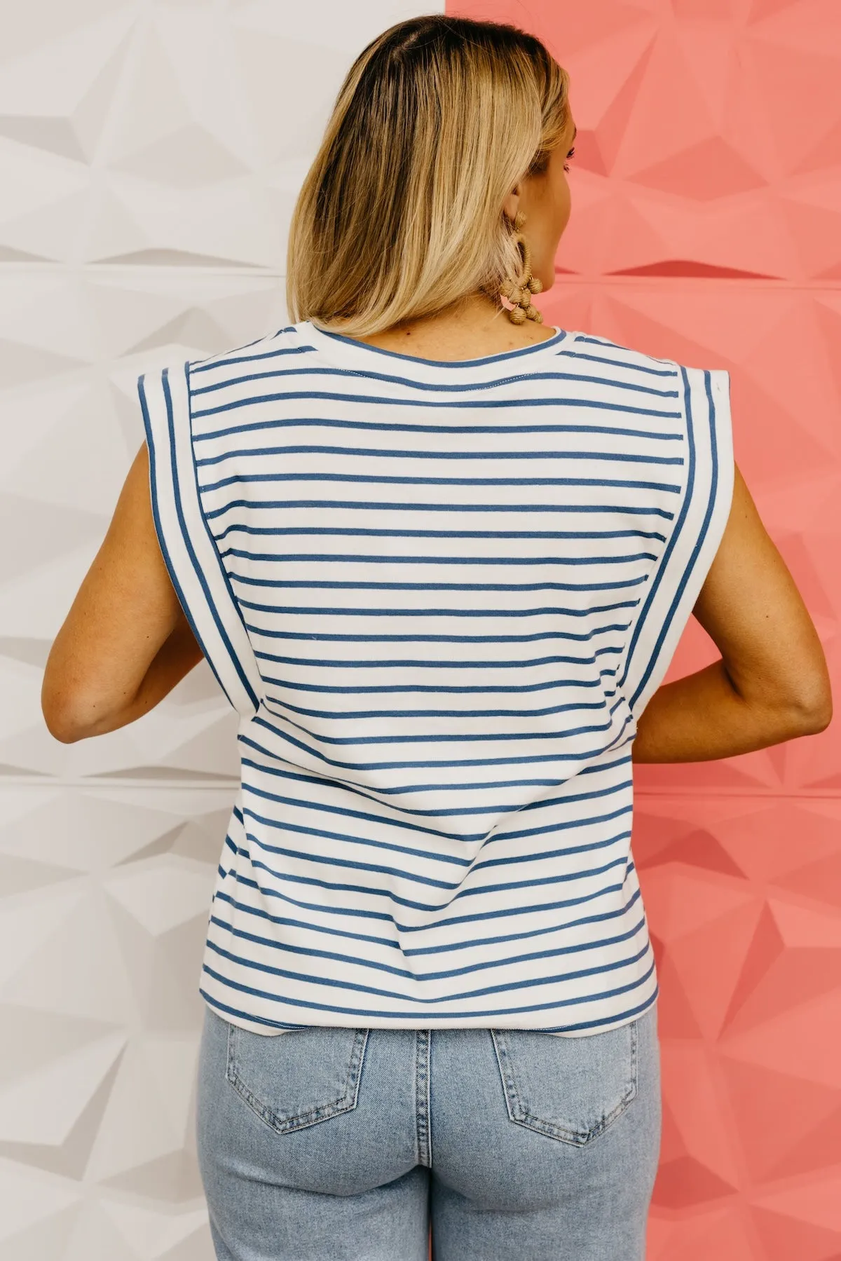 The Jessey Striped Boxy Top