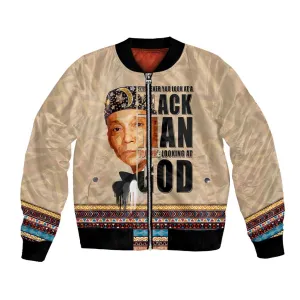 The Most Honorable Elijah Muhammad Bomber Jacket Black Man DT02