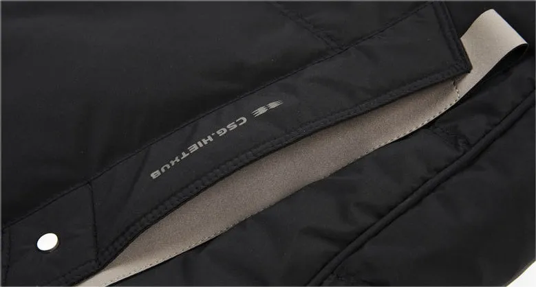Thickened Quilted Men's Puffer Vest for Winter Warmth