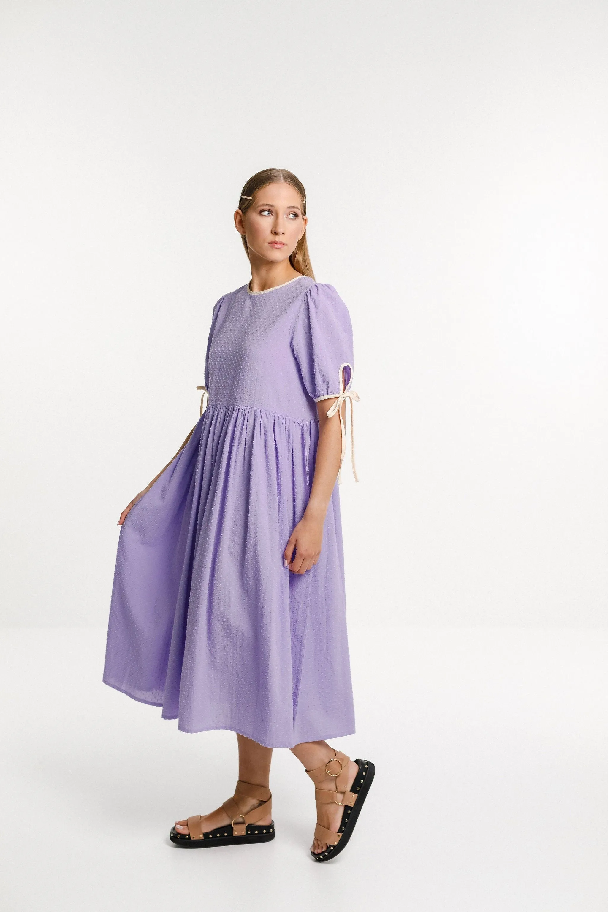 THING THING MADELINE DRESS - PURPLE ROSE