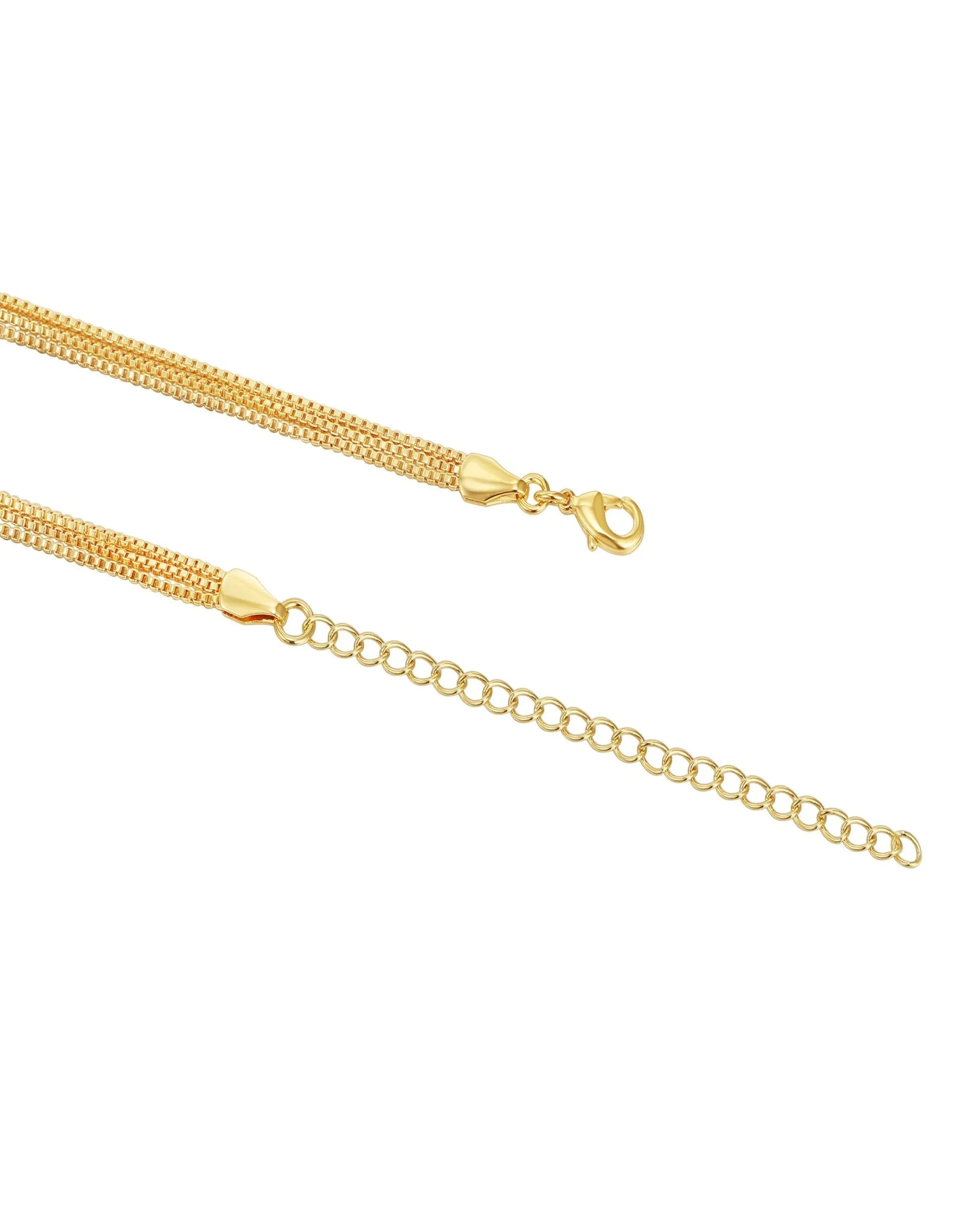 Three Layered Chain Necklace