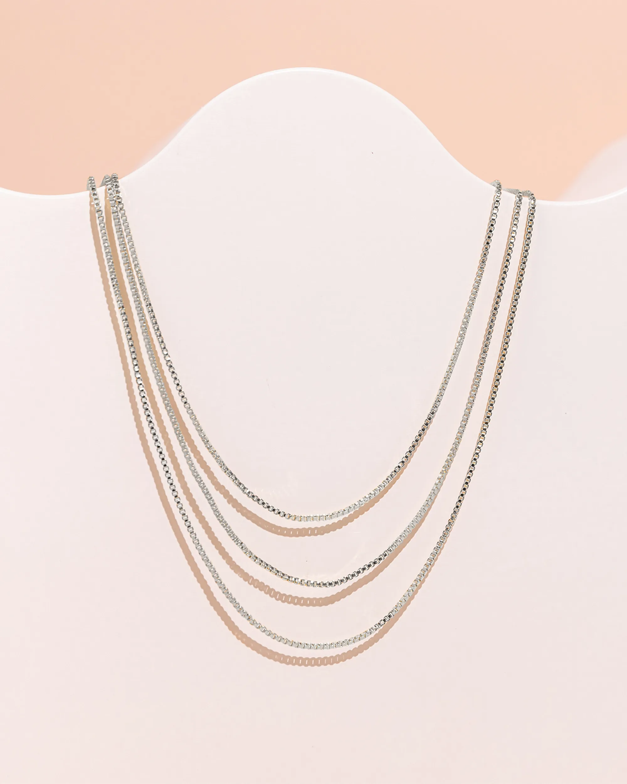 Three Layered Chain Necklace