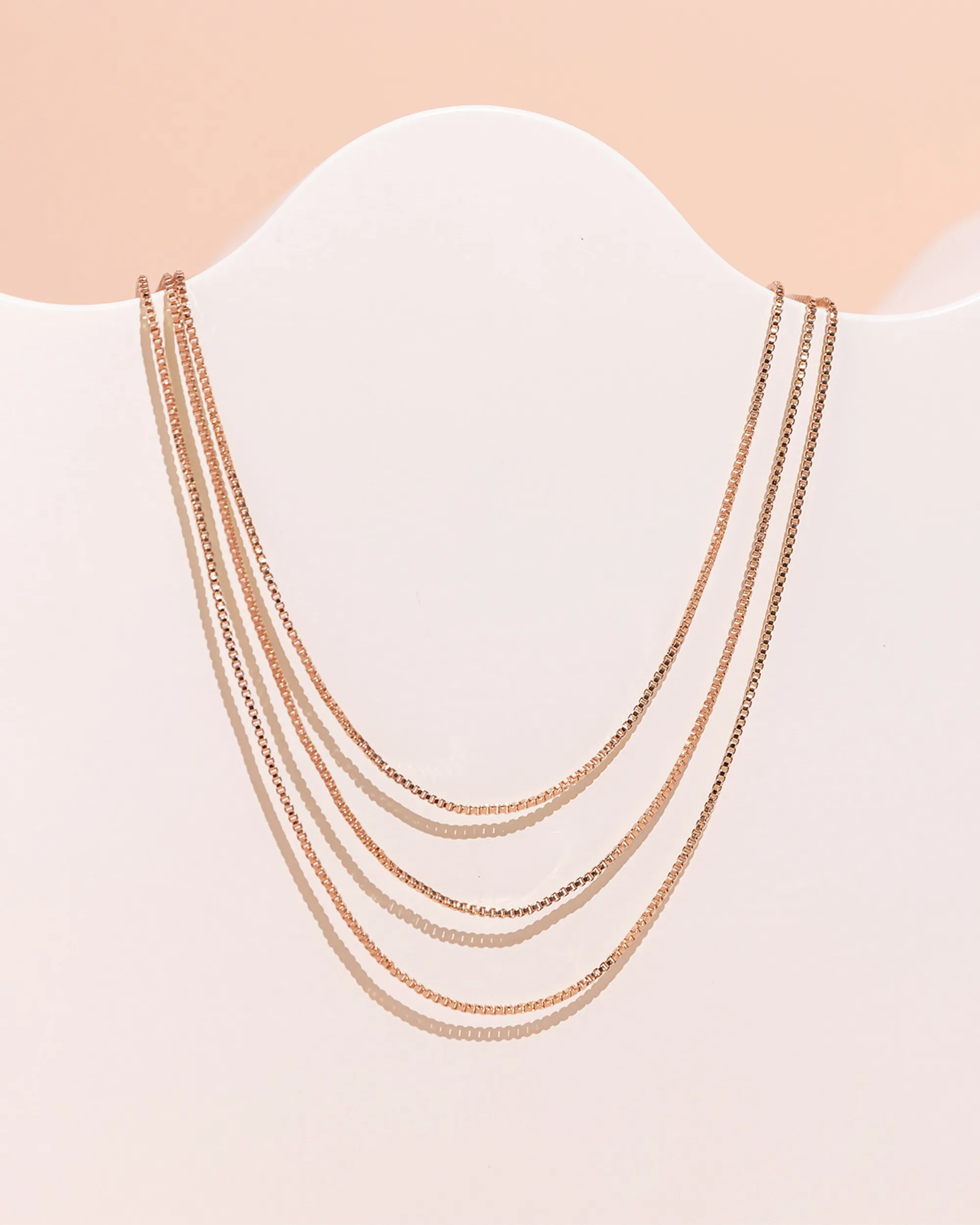 Three Layered Chain Necklace