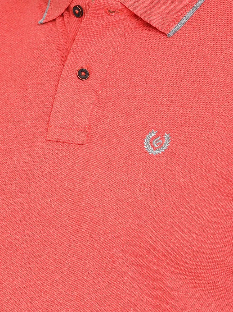 Tigerlily Solid Slim Fit Polo T-Shirt | Greenfibre