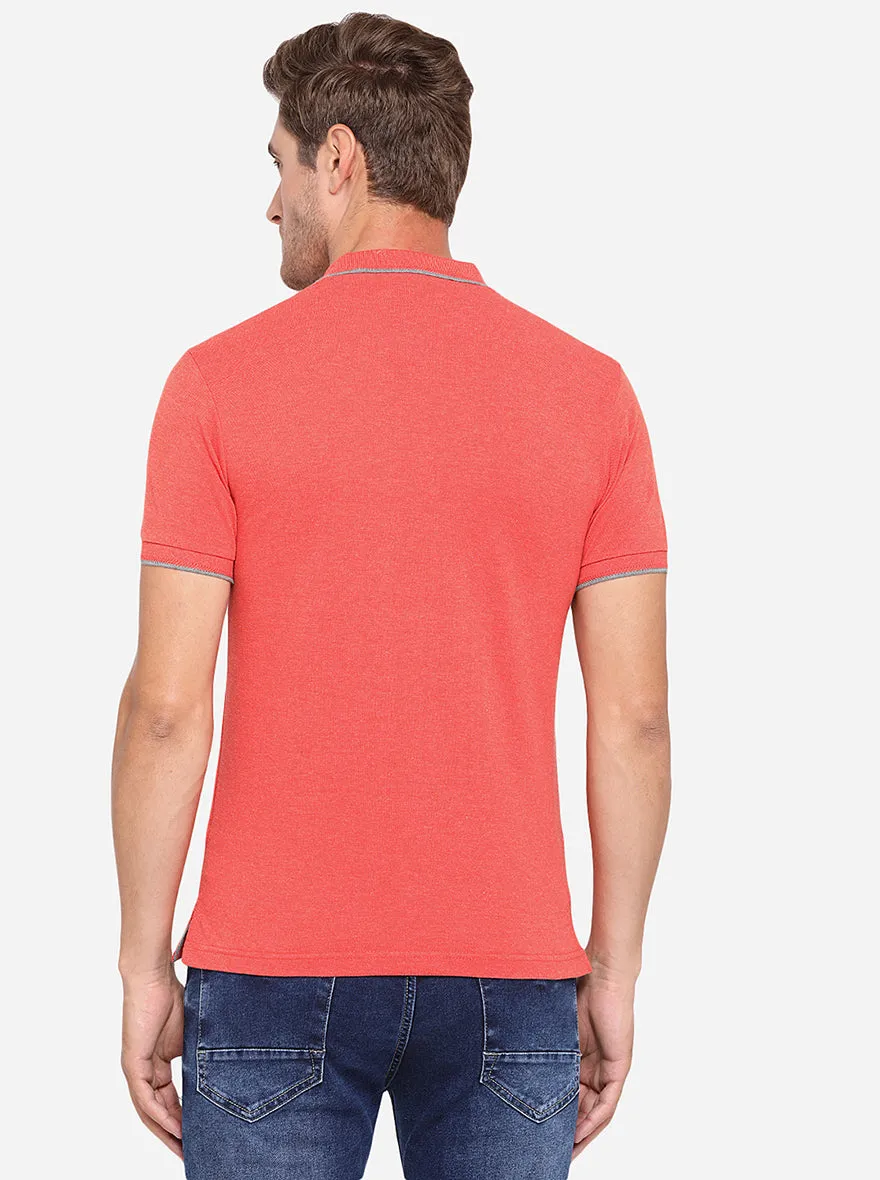 Tigerlily Solid Slim Fit Polo T-Shirt | Greenfibre