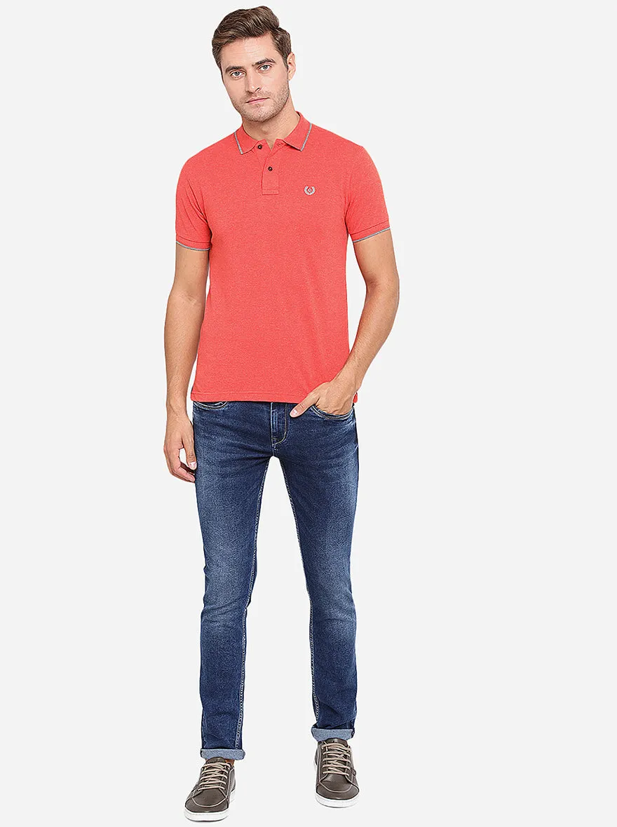 Tigerlily Solid Slim Fit Polo T-Shirt | Greenfibre