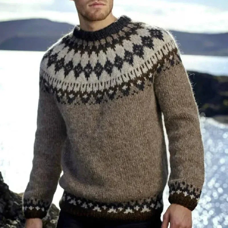 Timeless Round Neck Jumper for Men