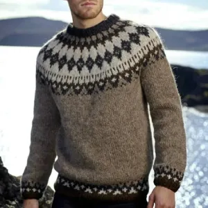 Timeless Round Neck Jumper for Men