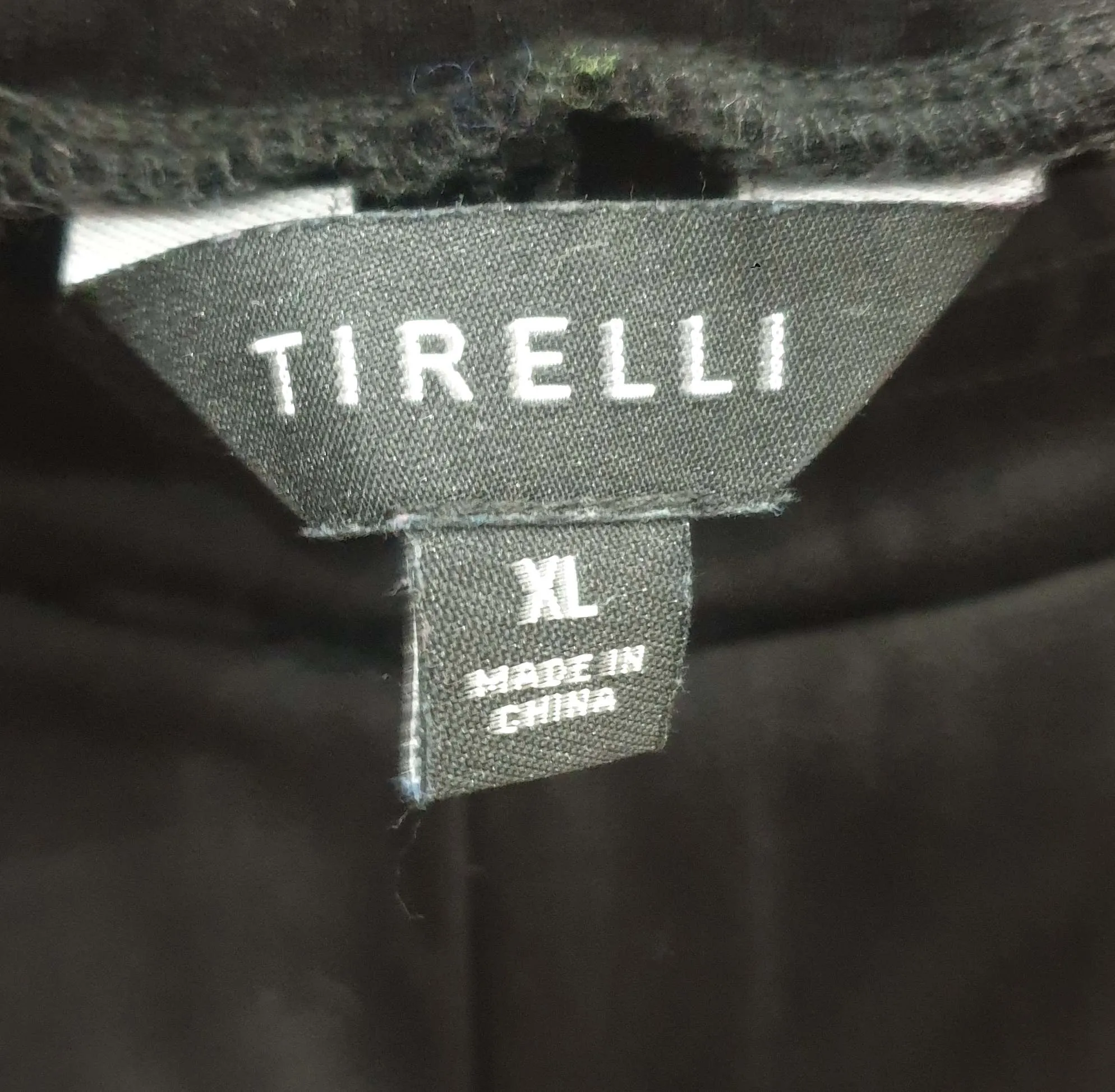 Tirelli black lounge style pants size XL