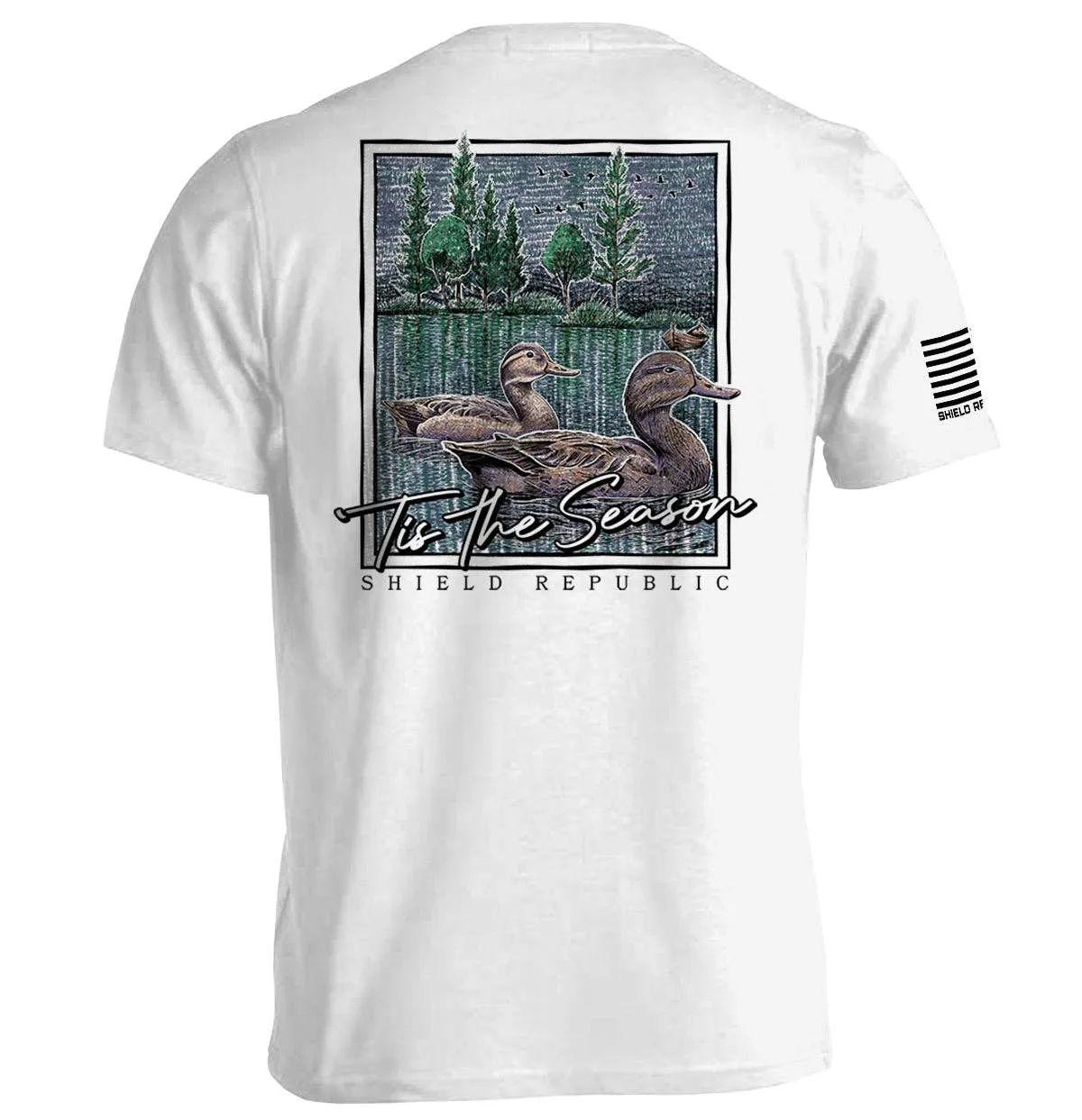 Tis the Season Duck: Bay / 3XL / Comfort Colors Pocket Tee