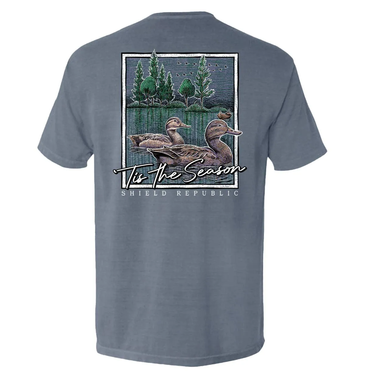 Tis the Season Duck: Bay / 3XL / Comfort Colors Pocket Tee