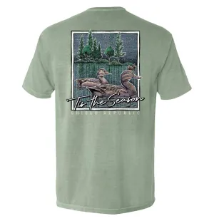 Tis the Season Duck: Bay / 3XL / Comfort Colors Pocket Tee