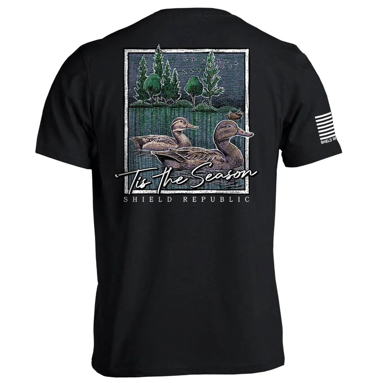 Tis the Season Duck: Bay / 3XL / Comfort Colors Pocket Tee