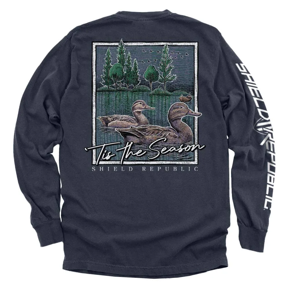 Tis the Season Duck: Bay / 3XL / Comfort Colors Pocket Tee