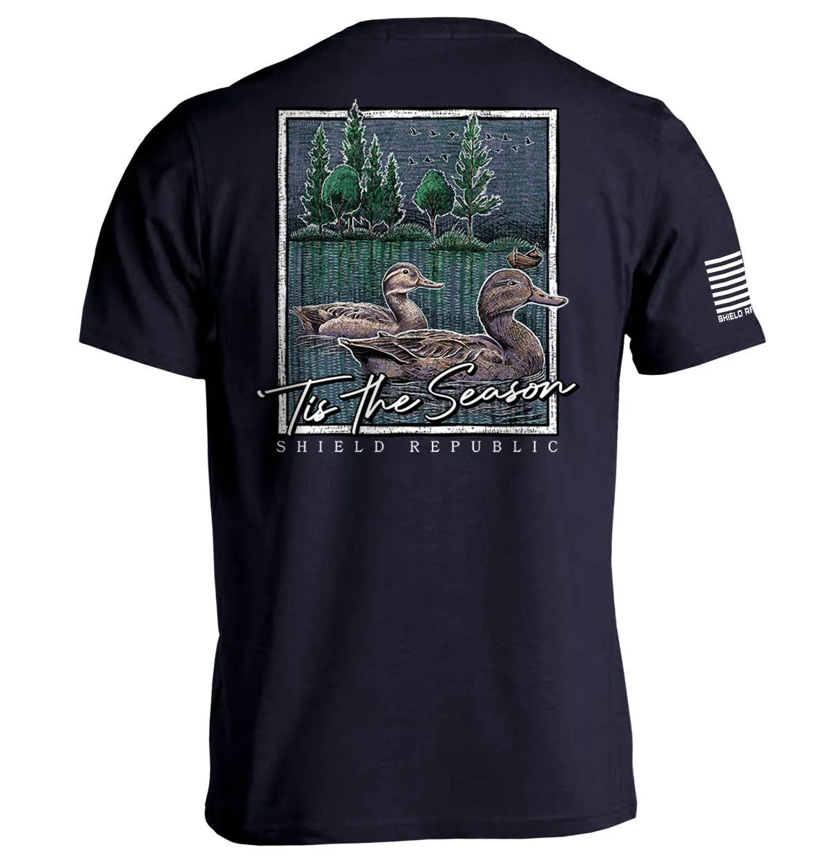 Tis the Season Duck: Bay / 3XL / Comfort Colors Pocket Tee