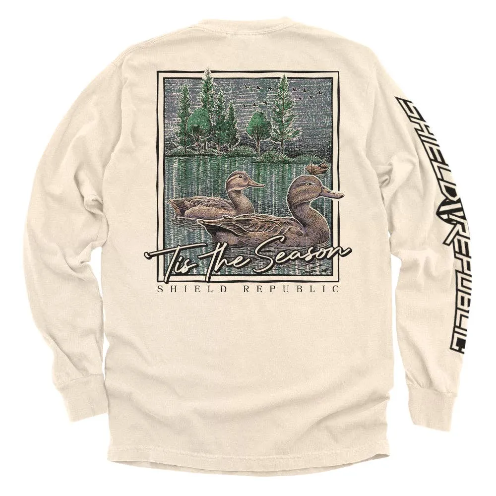 Tis the Season Duck: Bay / 3XL / Comfort Colors Pocket Tee