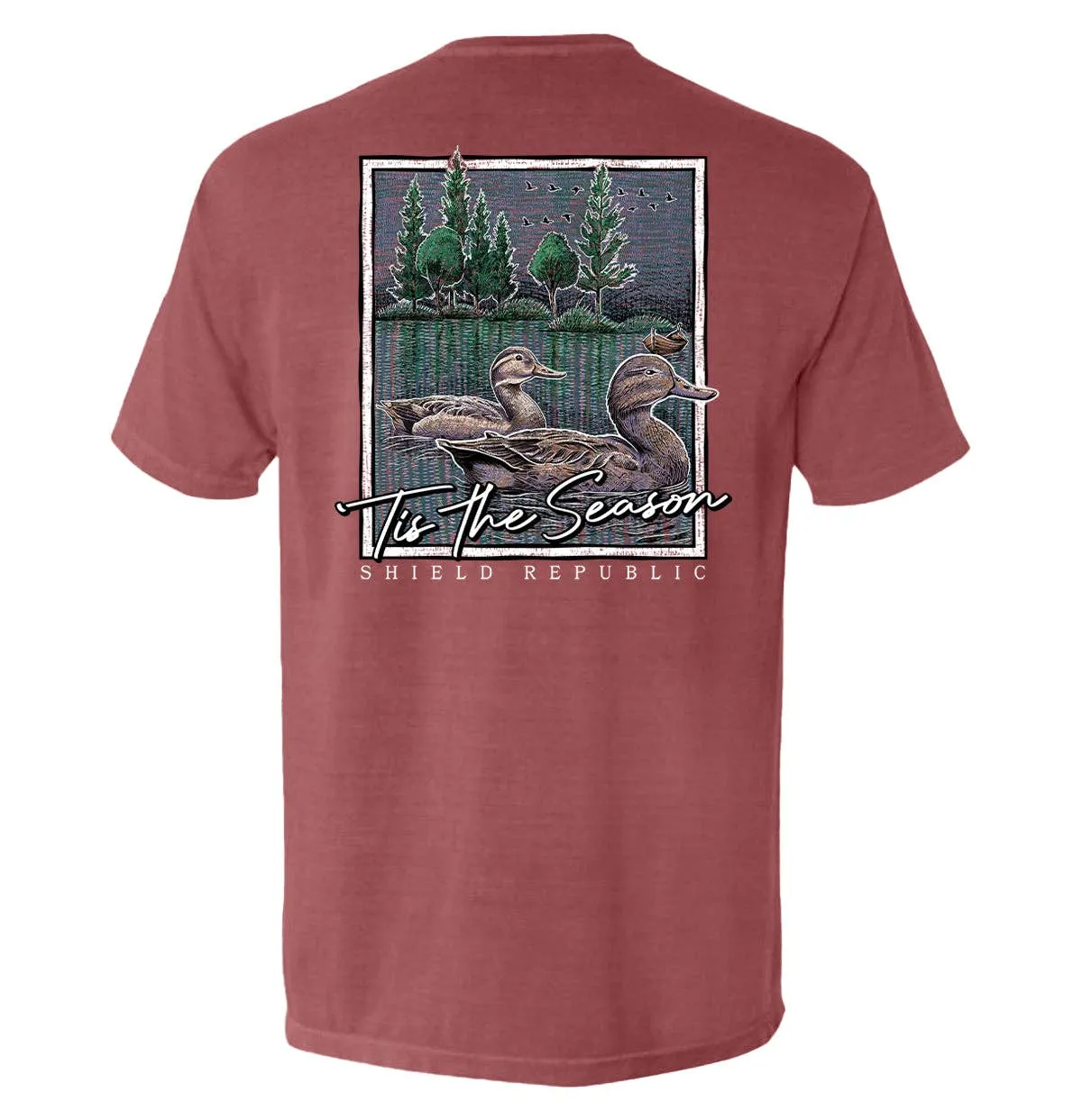 Tis the Season Duck: Bay / 3XL / Comfort Colors Pocket Tee