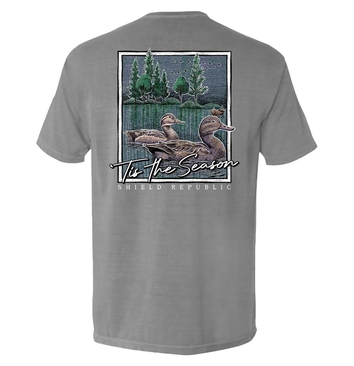 Tis the Season Duck: Bay / 3XL / Comfort Colors Pocket Tee