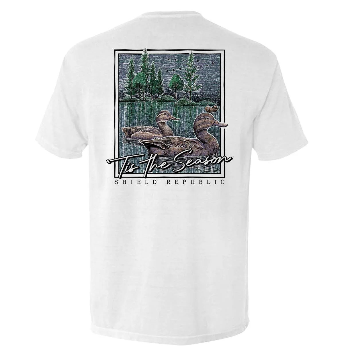 Tis the Season Duck: Bay / 3XL / Comfort Colors Pocket Tee