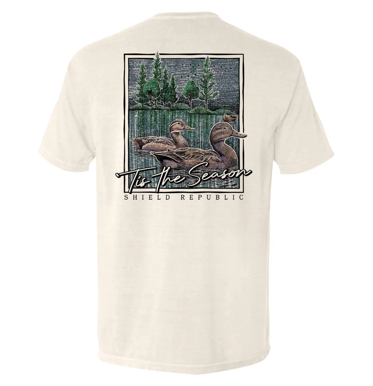Tis the Season Duck: Bay / 3XL / Comfort Colors Pocket Tee
