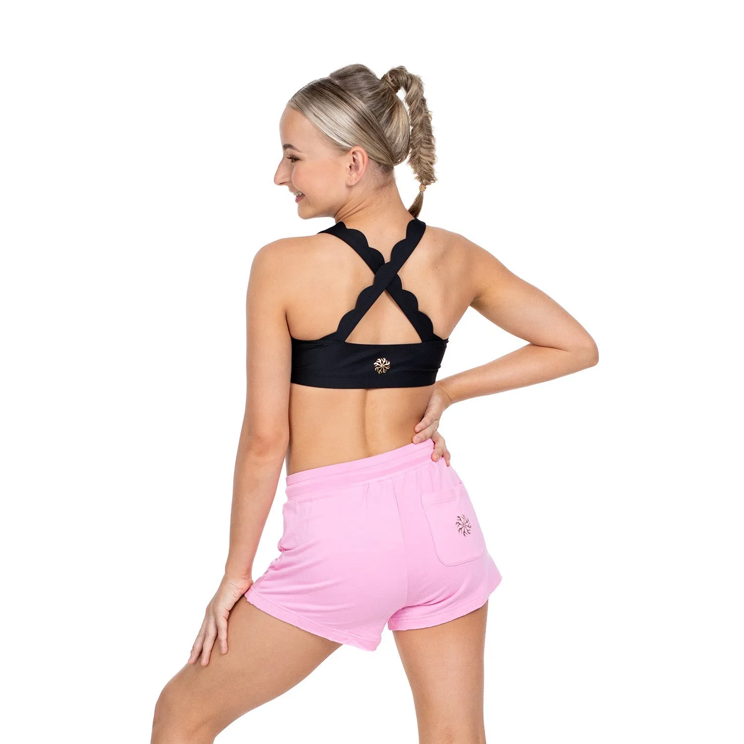 Track Shorts in Pink