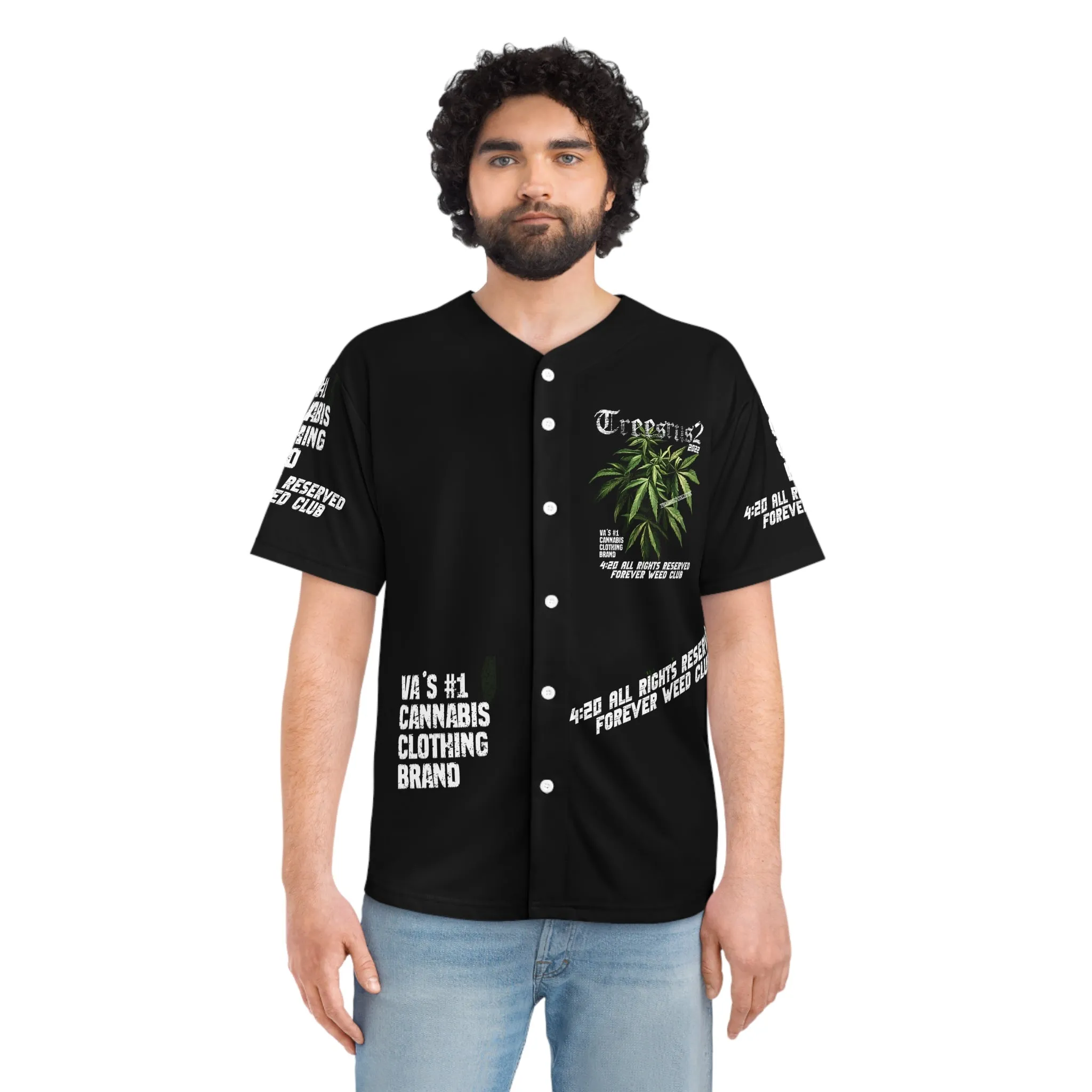 Treesrus2 Baseball Jersey | Virginia’s #1 Cannabis Streetwear Shirt