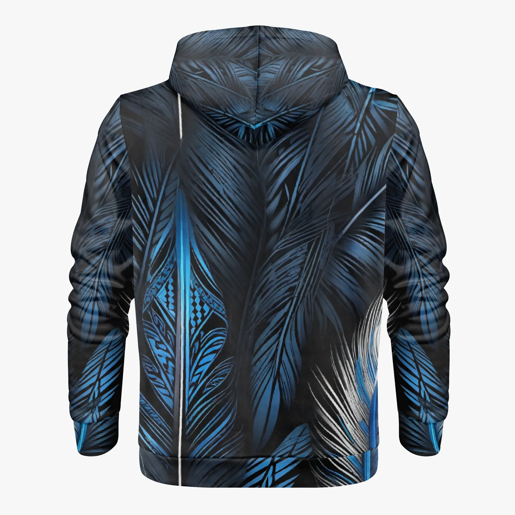 Tribal Feathers Zip Up Hoodie