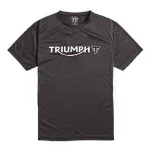 Triumph Rapid Dry Crew Neck T-Shirt - Black