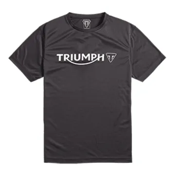 Triumph Rapid Dry Crew Neck T-Shirt - Black