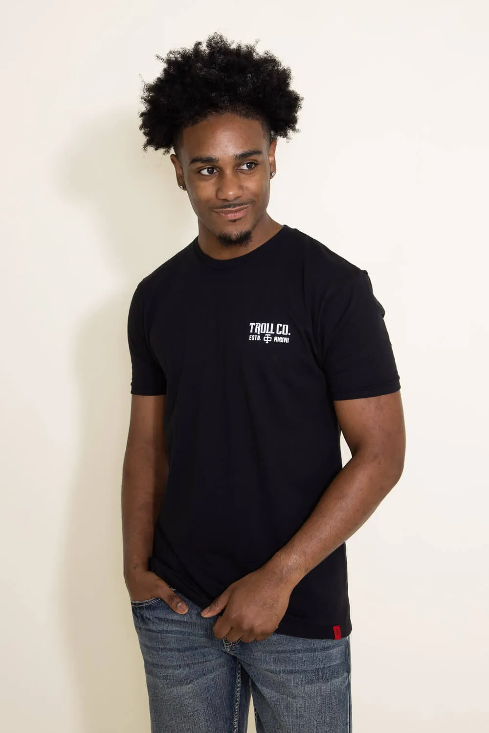 Troll Co Pay Me T-Shirt for Men in Black | TC0585-BLACK