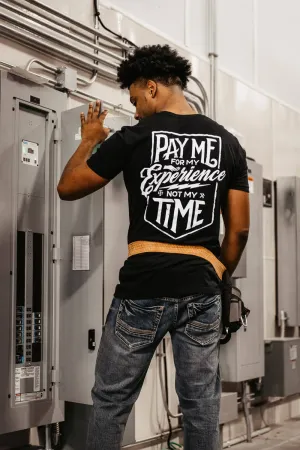 Troll Co Pay Me T-Shirt for Men in Black | TC0585-BLACK