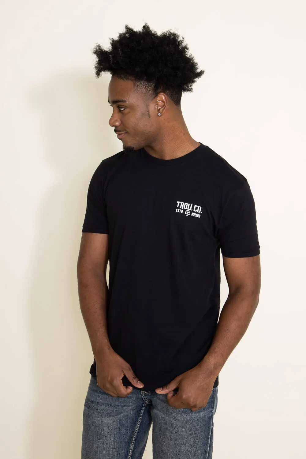Troll Co Pay Me T-Shirt for Men in Black | TC0585-BLACK