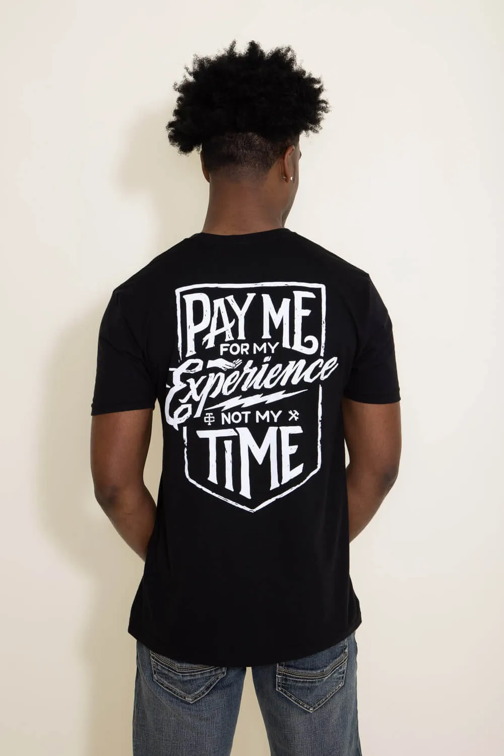 Troll Co Pay Me T-Shirt for Men in Black | TC0585-BLACK