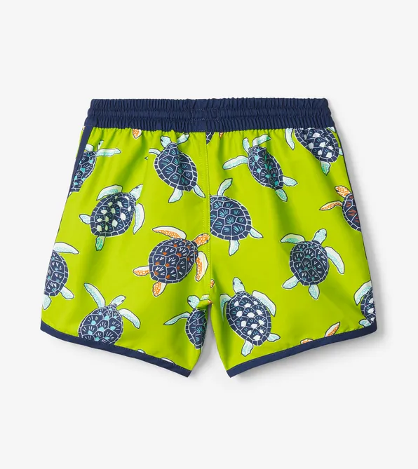 Tropical Turtles Swim Trunks