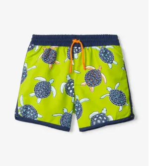 Tropical Turtles Swim Trunks